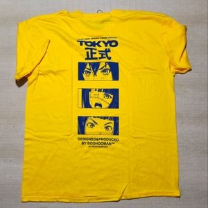 Manga Print Shirt Size M